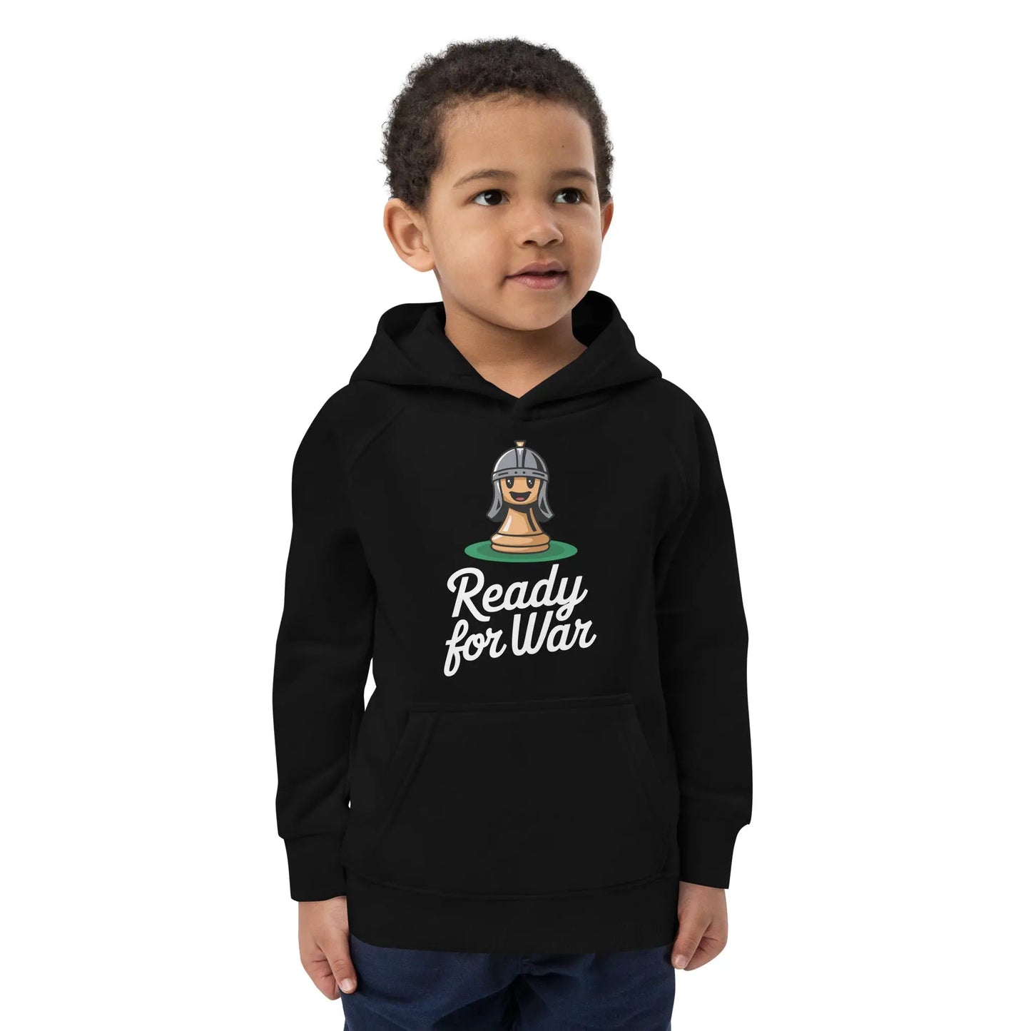 "Ready for War" Sweat à capuche écologique pour enfants