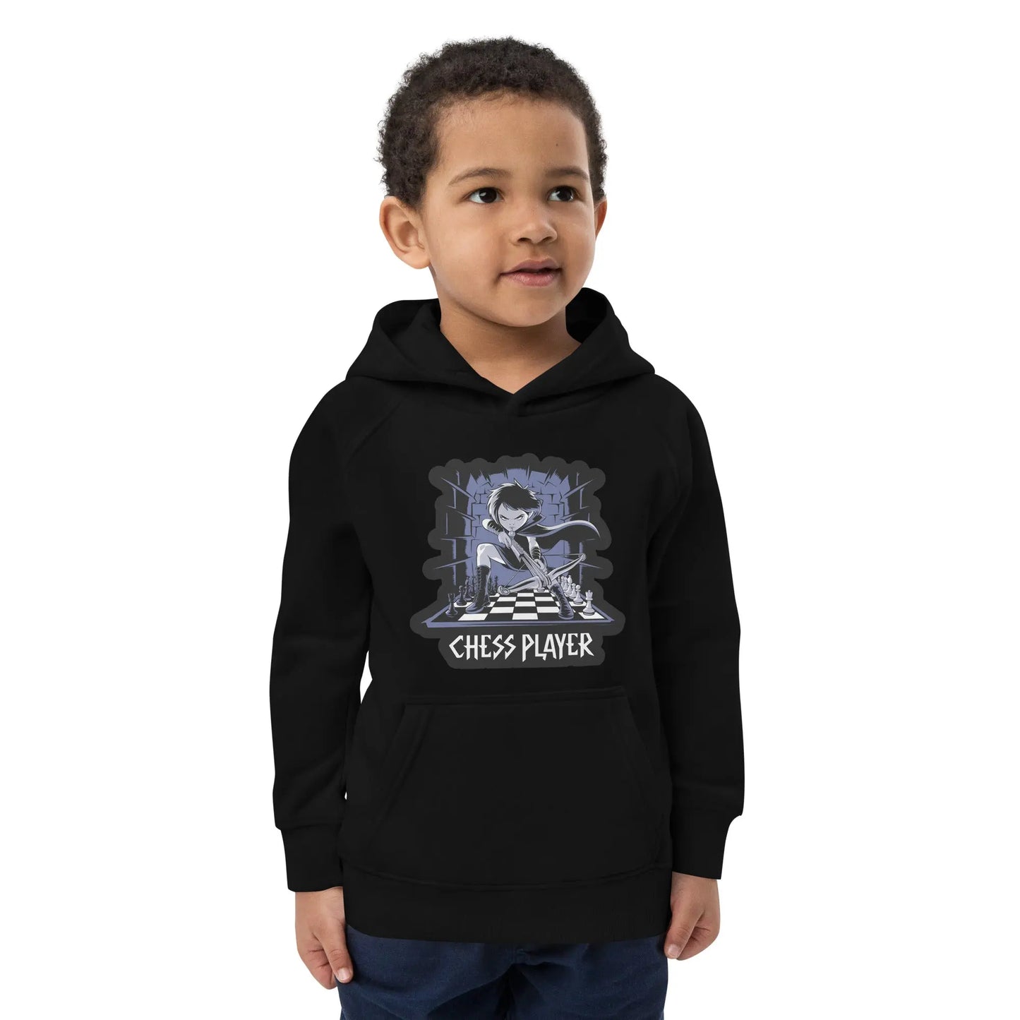 Chess Player - Sweat à capuche écologique pour enfants