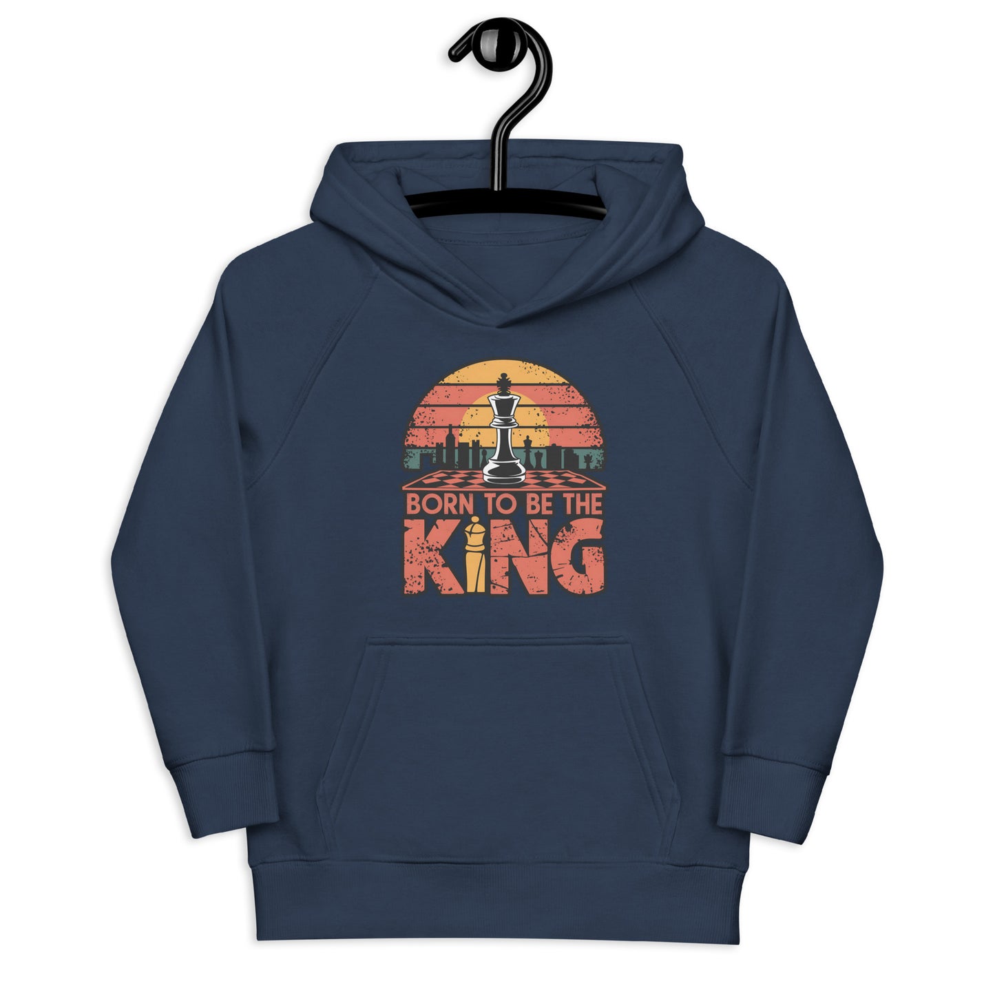 "Born to Be the King" Sweat à capuche écologique pour enfants