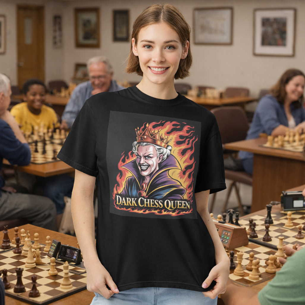 Reine maléfique _ T-shirt échecs