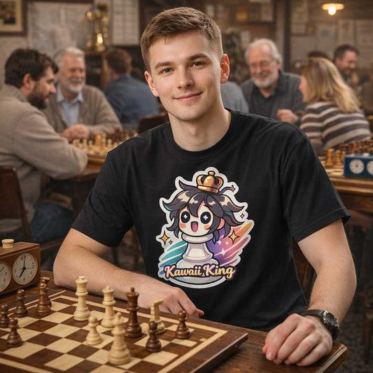 Kawaii King _ T-shirt échecs