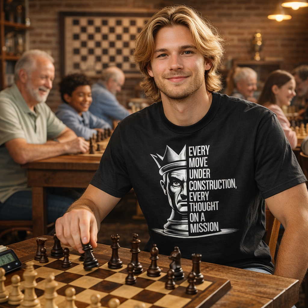 Under construction ! Tshirt échecs