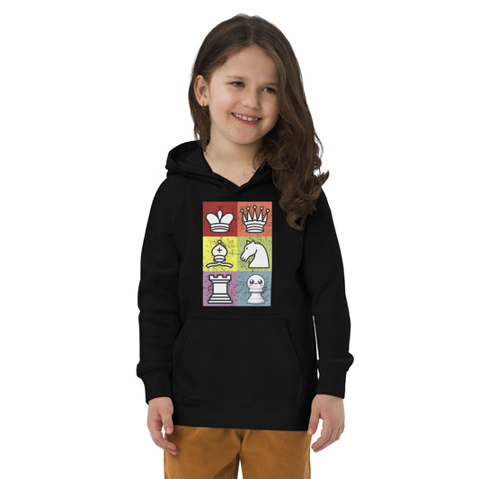 "Moi et mon équipe" Sweat à capuche écologique pour enfants