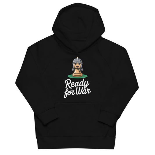 "Ready for War" Sweat à capuche écologique pour enfants